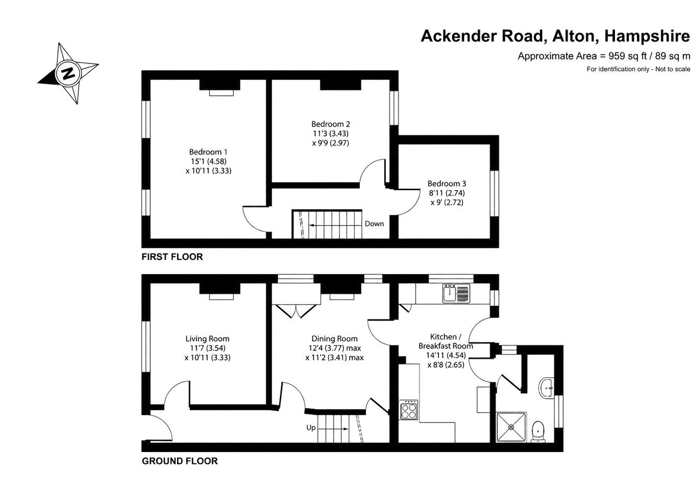 9, Ackender Road, Alton floorplan