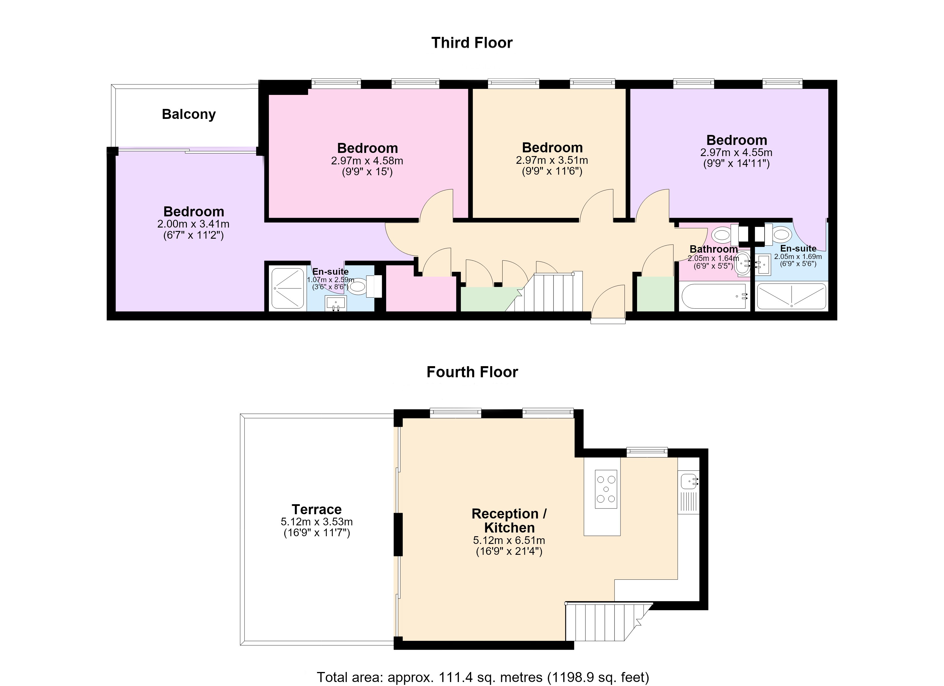 7, 1c Bardsley Lane, Greenwich floorplan