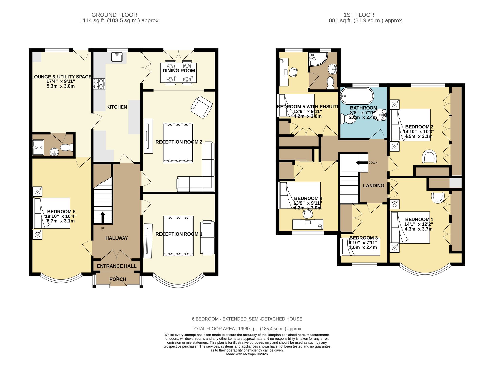 9 Byway Road, Leicester floorplan