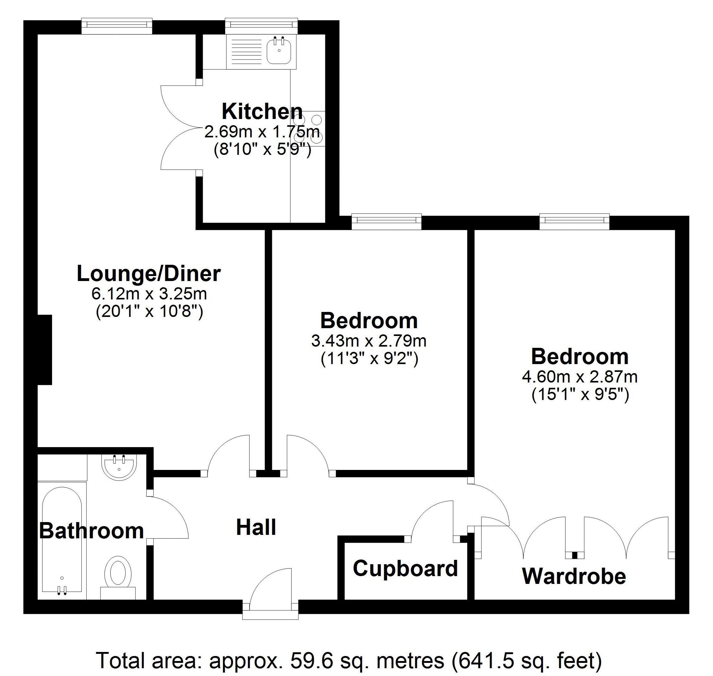 2 Bedrooms Flat for sale in 41 Fathings Court, Kings Loade, Bridgnorth WV16