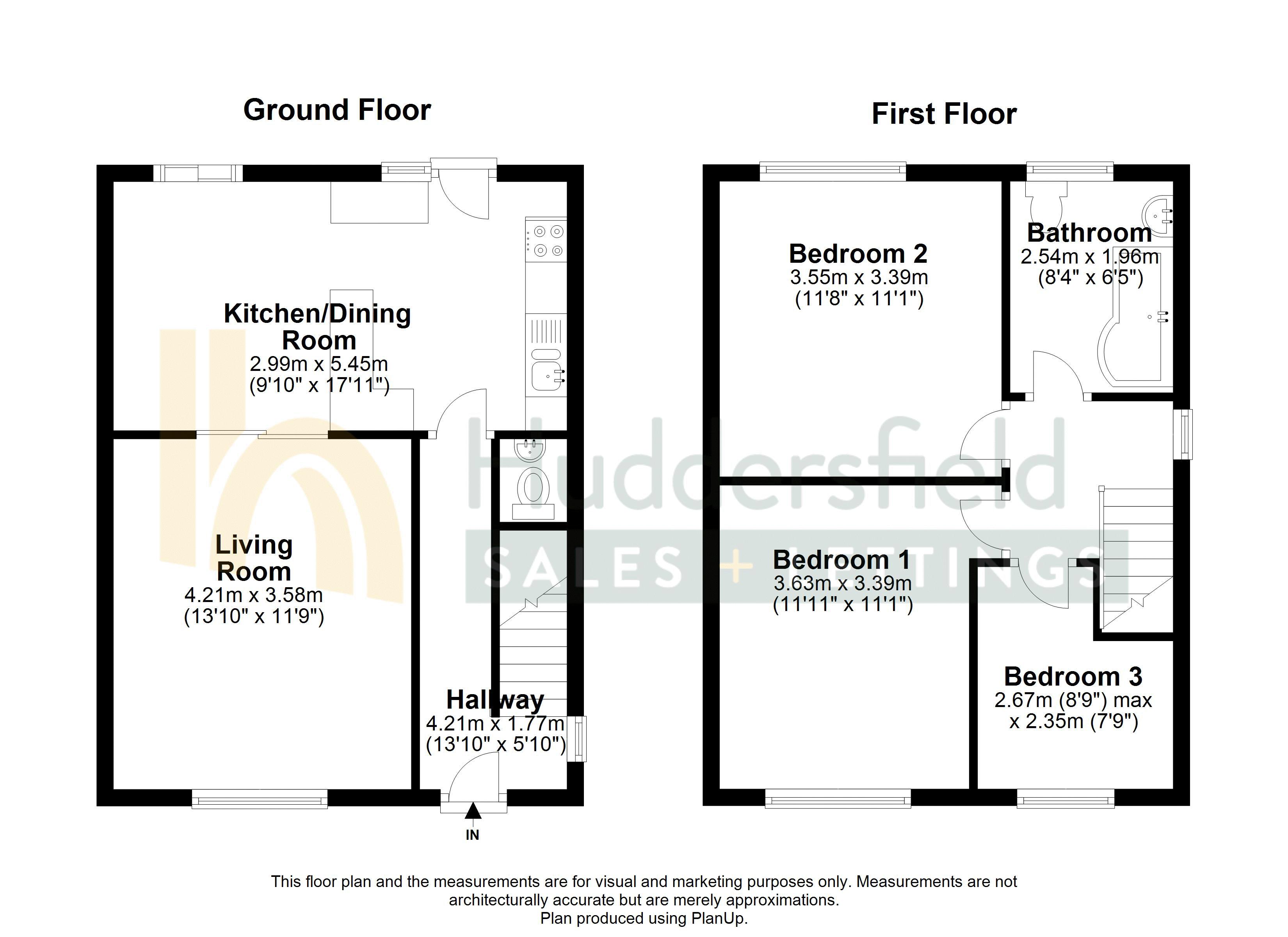 3 Bedrooms Semi-detached house to rent in Upper Brow Road, Huddersfield HD1