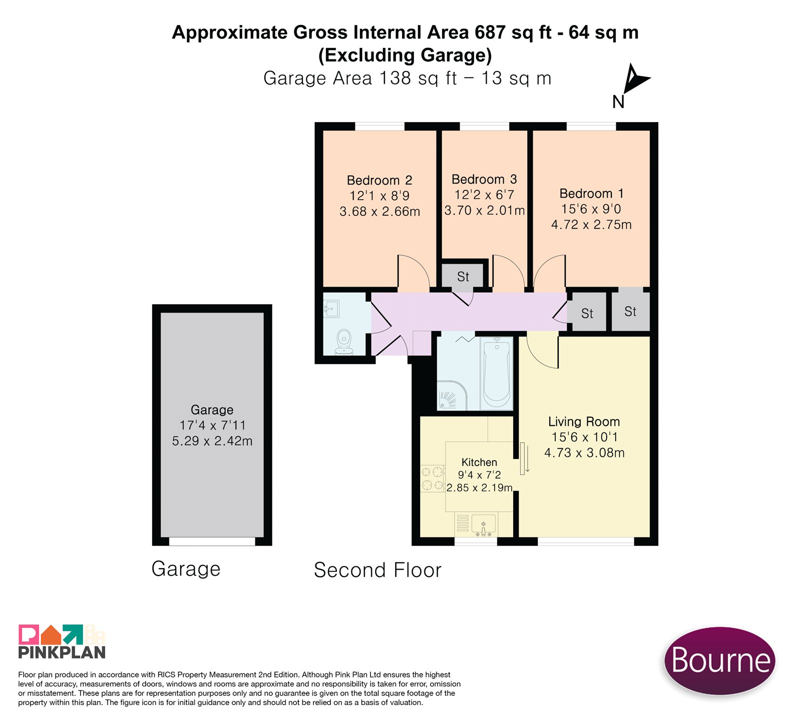 9 Windsor Court,, Kings Road, Fleet floorplan