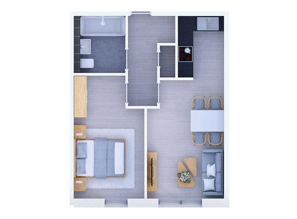 City Residence, Liverpool Apartments floorplan