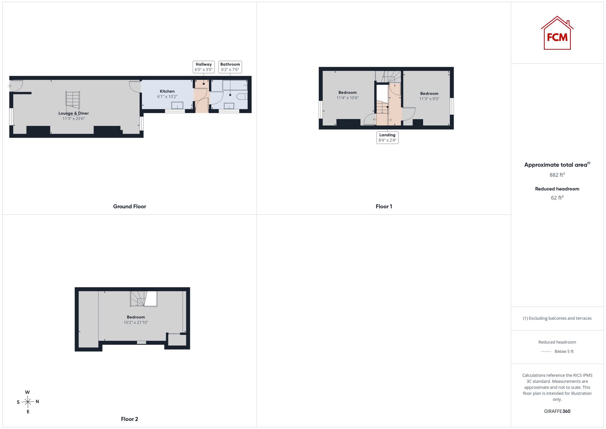 74 Penzance Street, Moor Row floorplan
