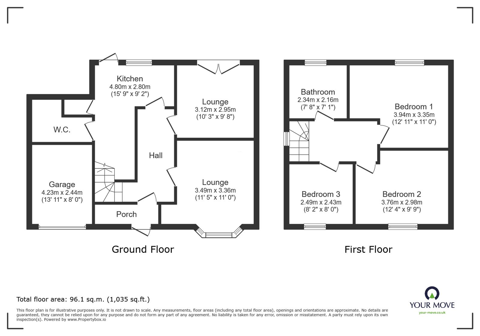 549, Cannock Road, West Midlands floorplan