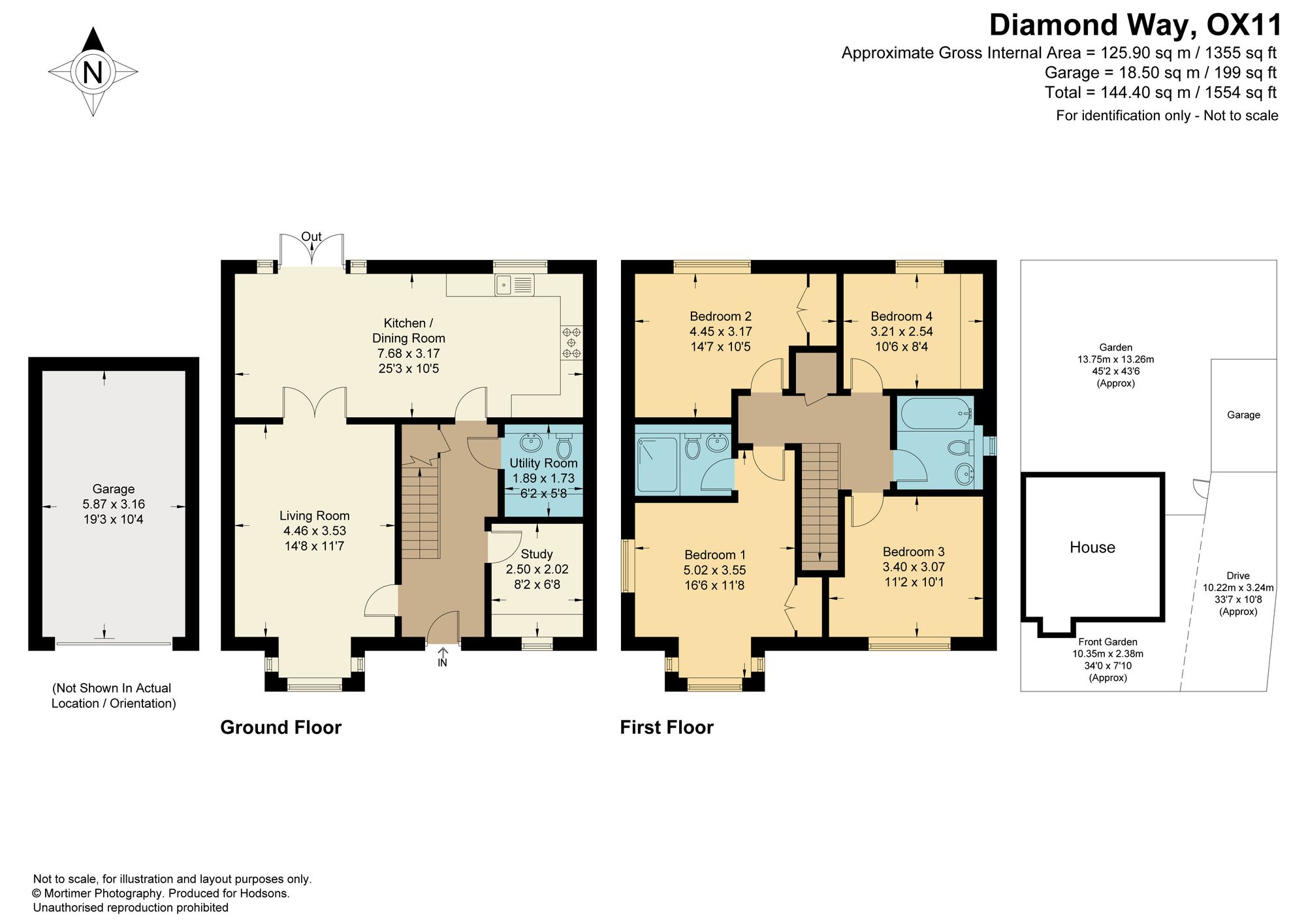3 Diamond Way, Didcot floorplan