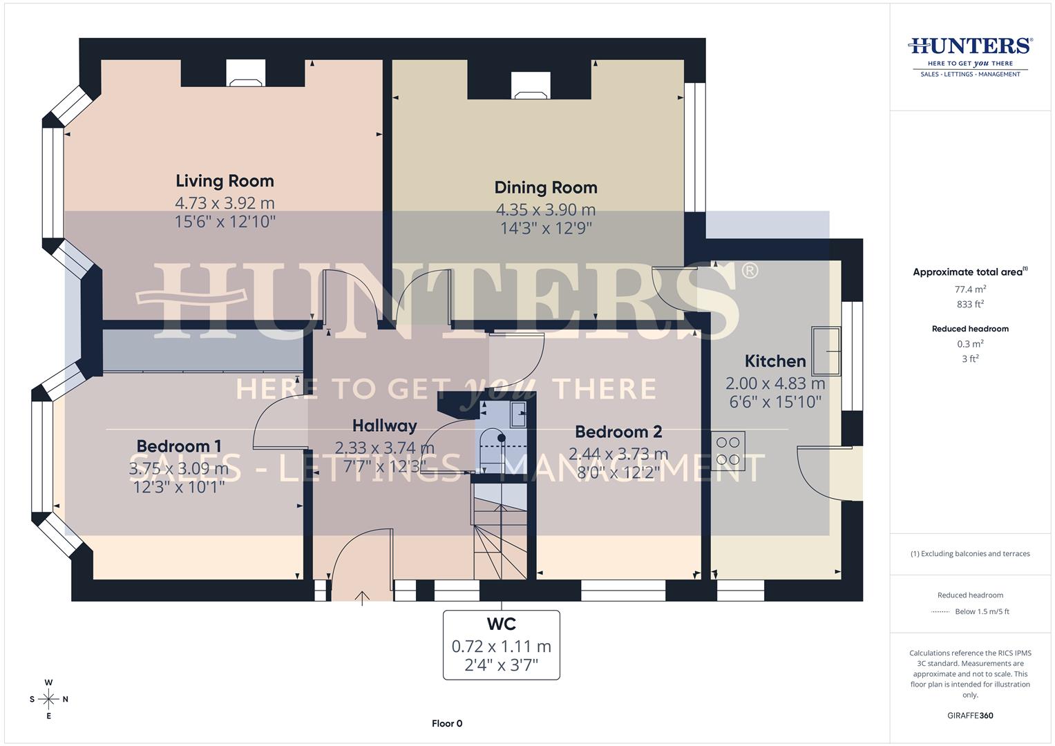 26, Mansfield Crescent, Sunderland floorplan