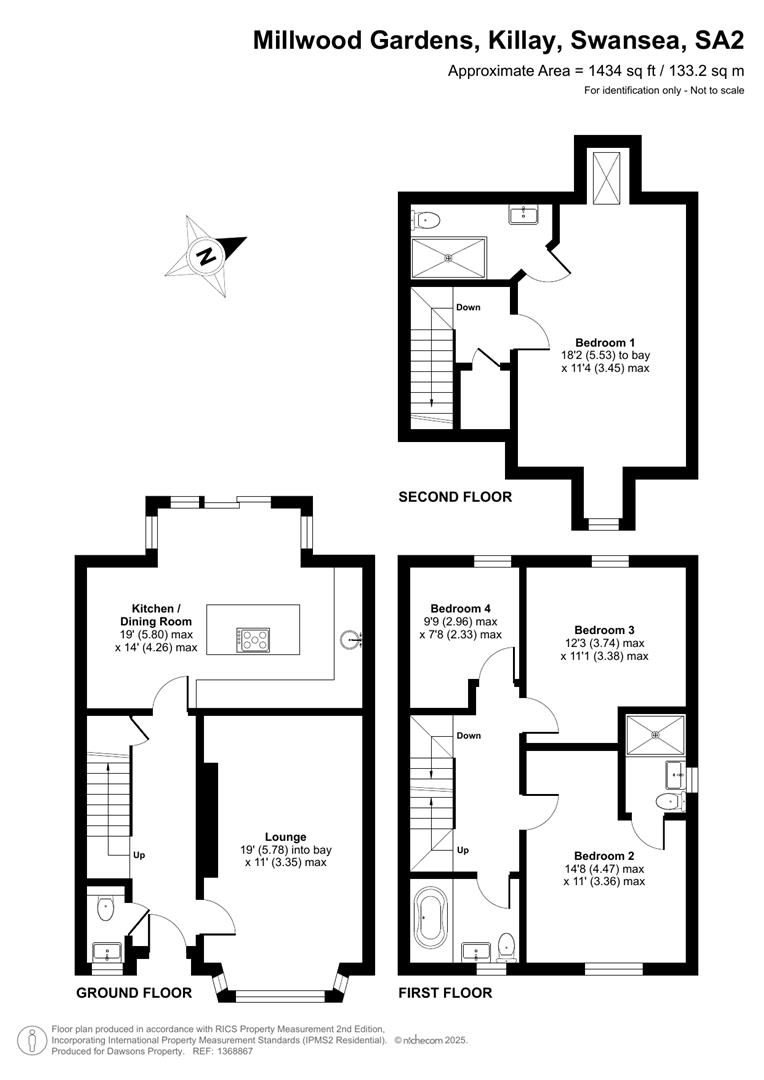 33, Millwood Gardens, Swansea floorplan