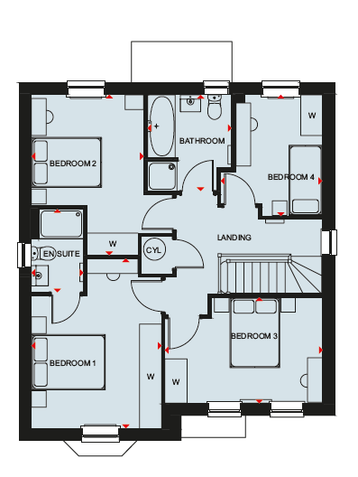 H9382166, Bent House Lane, Durham floorplan