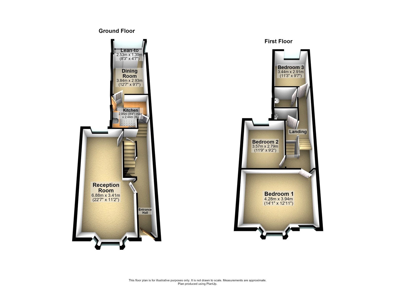 75, Murillo Road, London floorplan