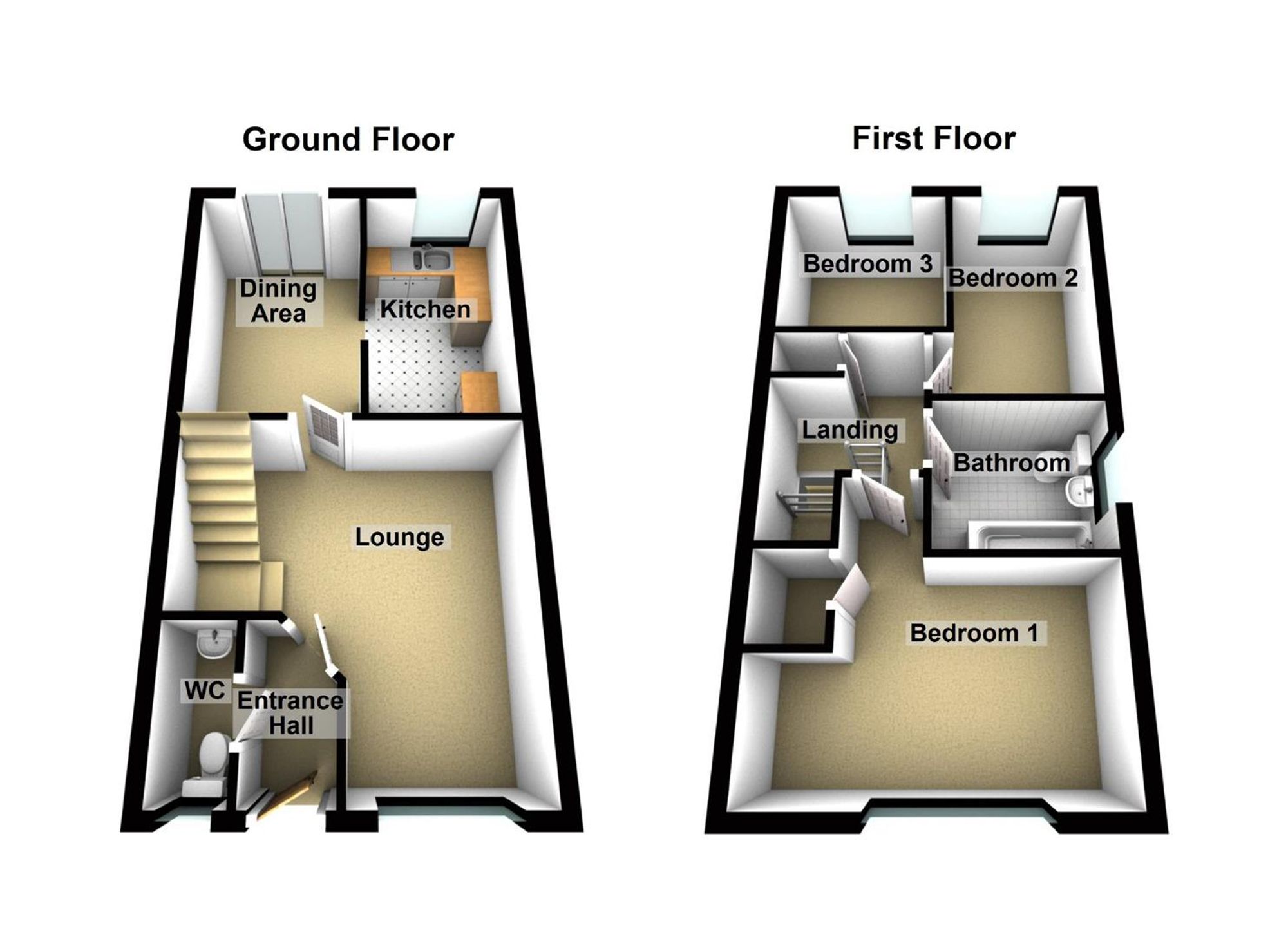10 Butterfields, Wellingborough floorplan