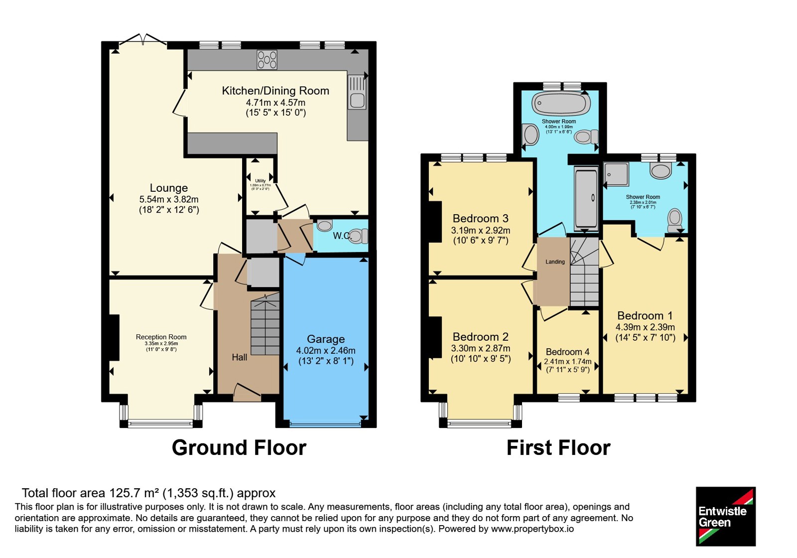 18, Heath Road, Cheshire floorplan