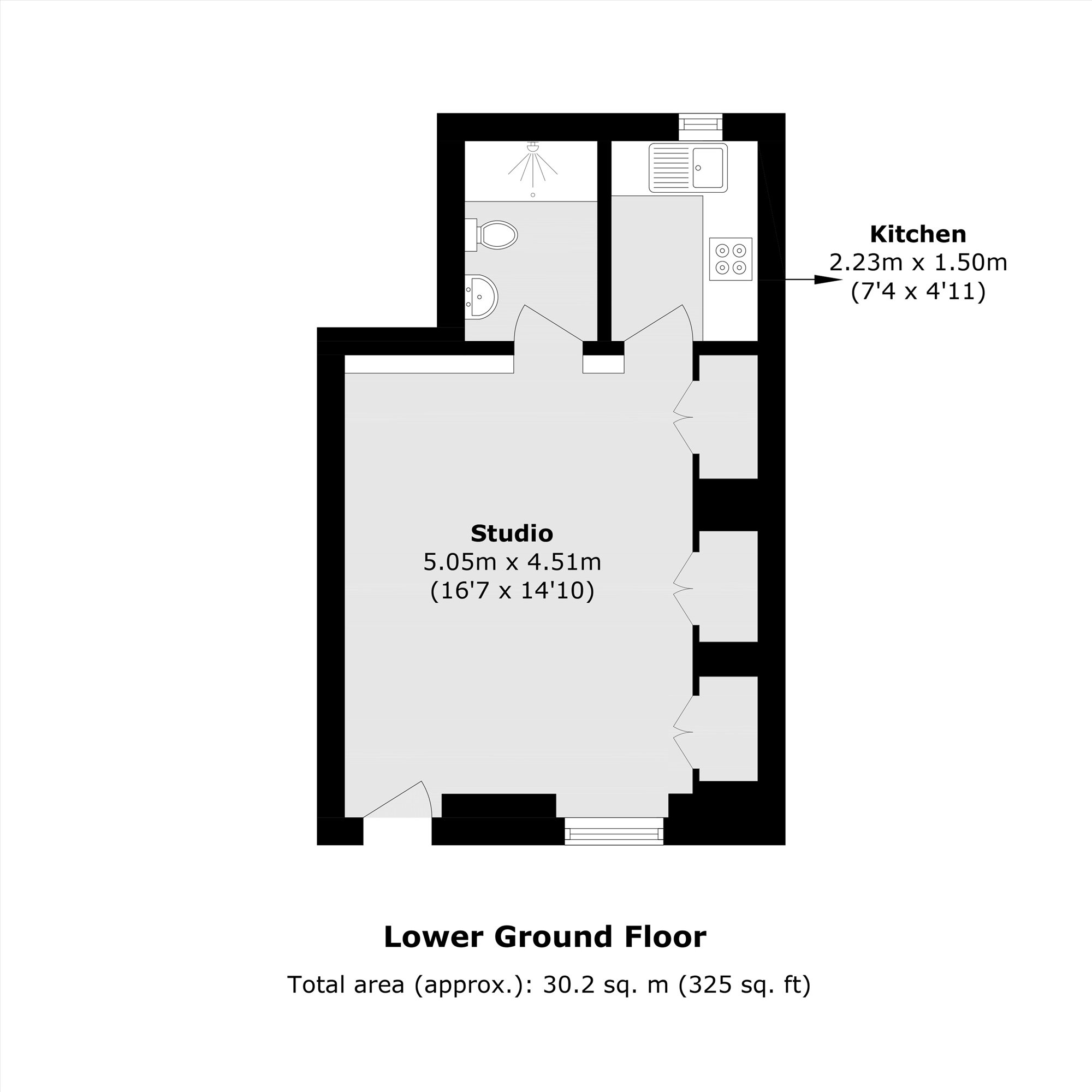 Flat 2, 29, Oakley Street, London floorplan