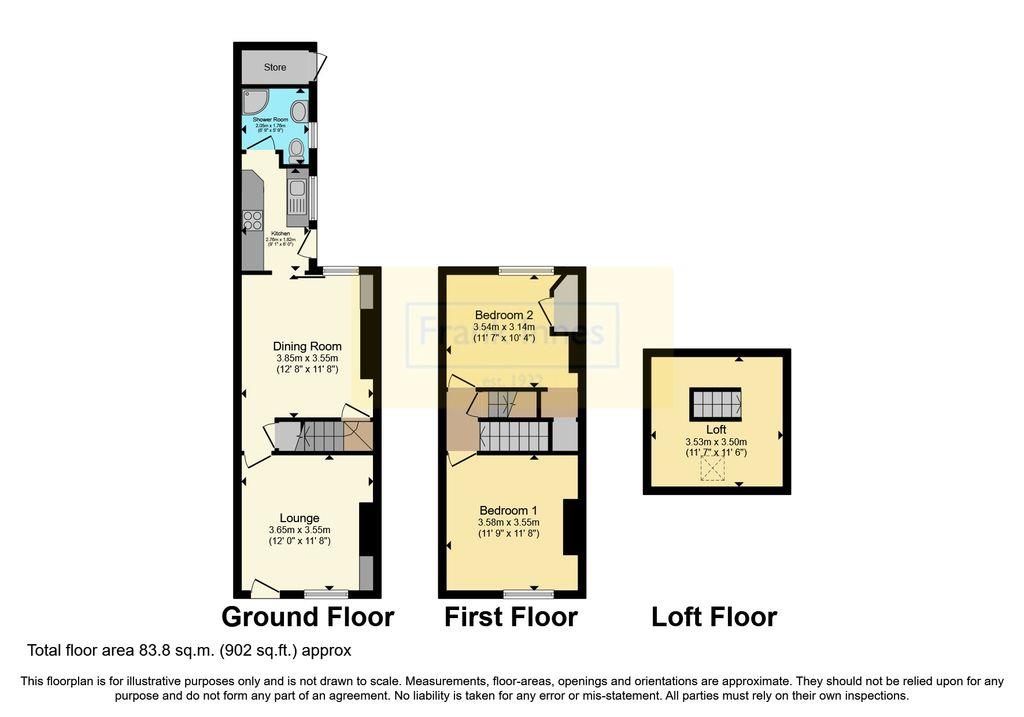114, Sutton Road, Huthwaite floorplan