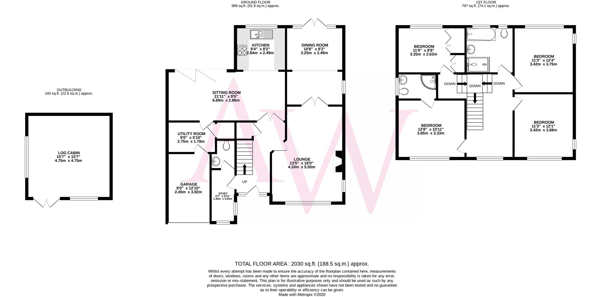 51, Bradmore Way, Brookmans Park floorplan