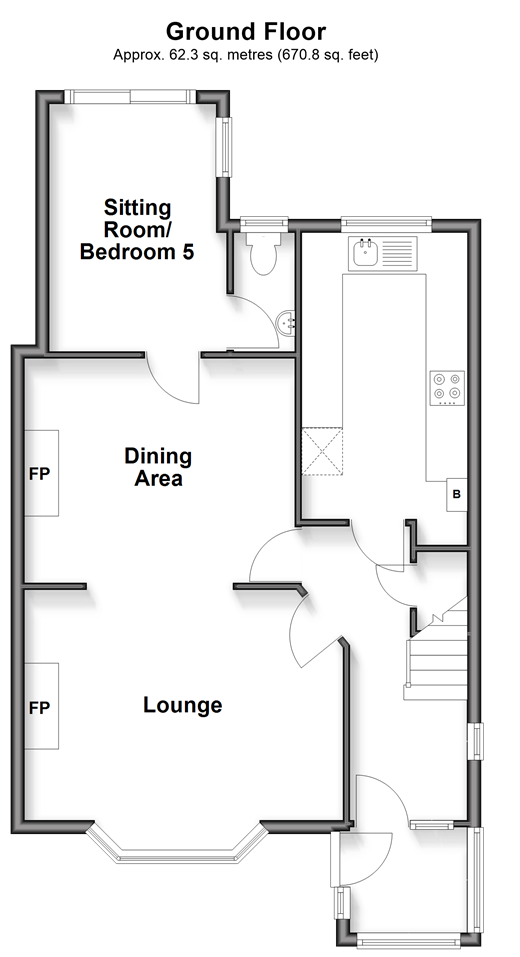 Bevendean Crescent, Brighton floorplan