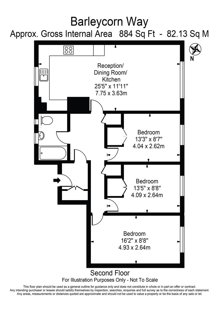 7, Barleycorn Way, London floorplan