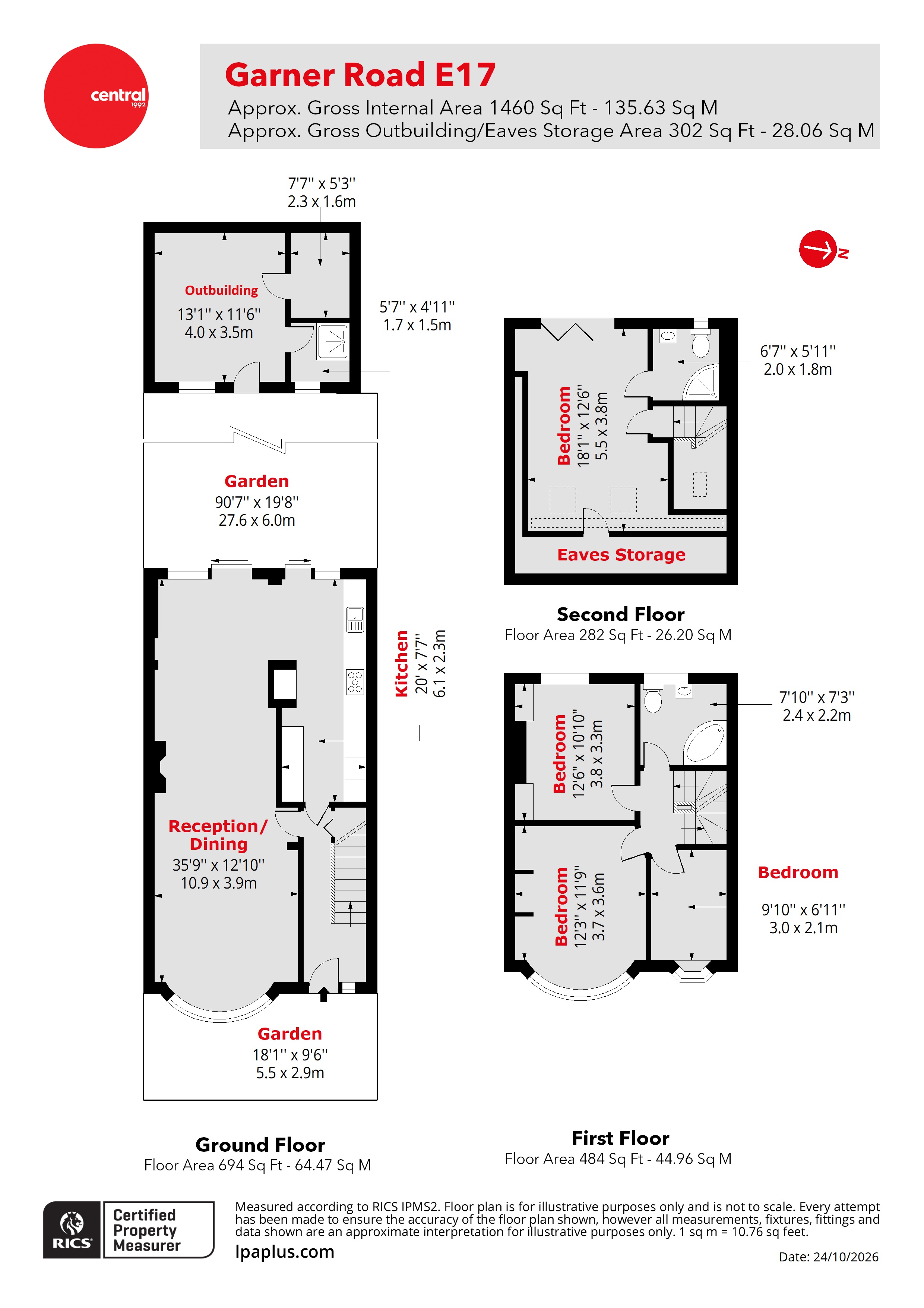 Garner Road, London floorplan