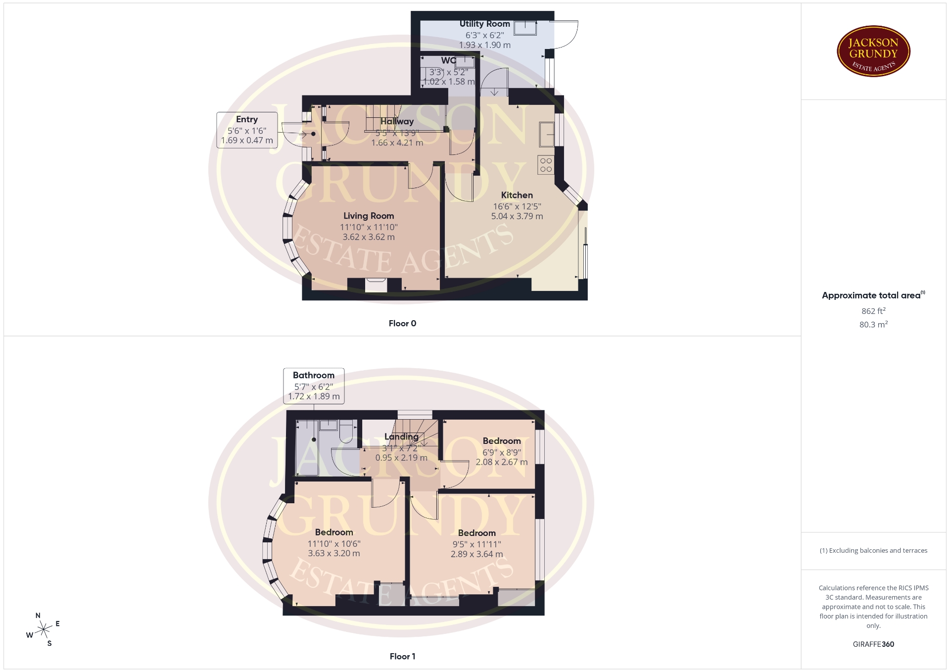 The Headlands, Northampton floorplan