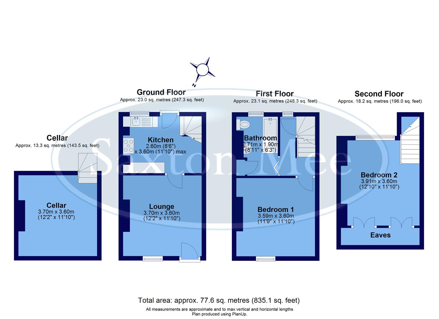 67, Burns Road, Sheffield floorplan