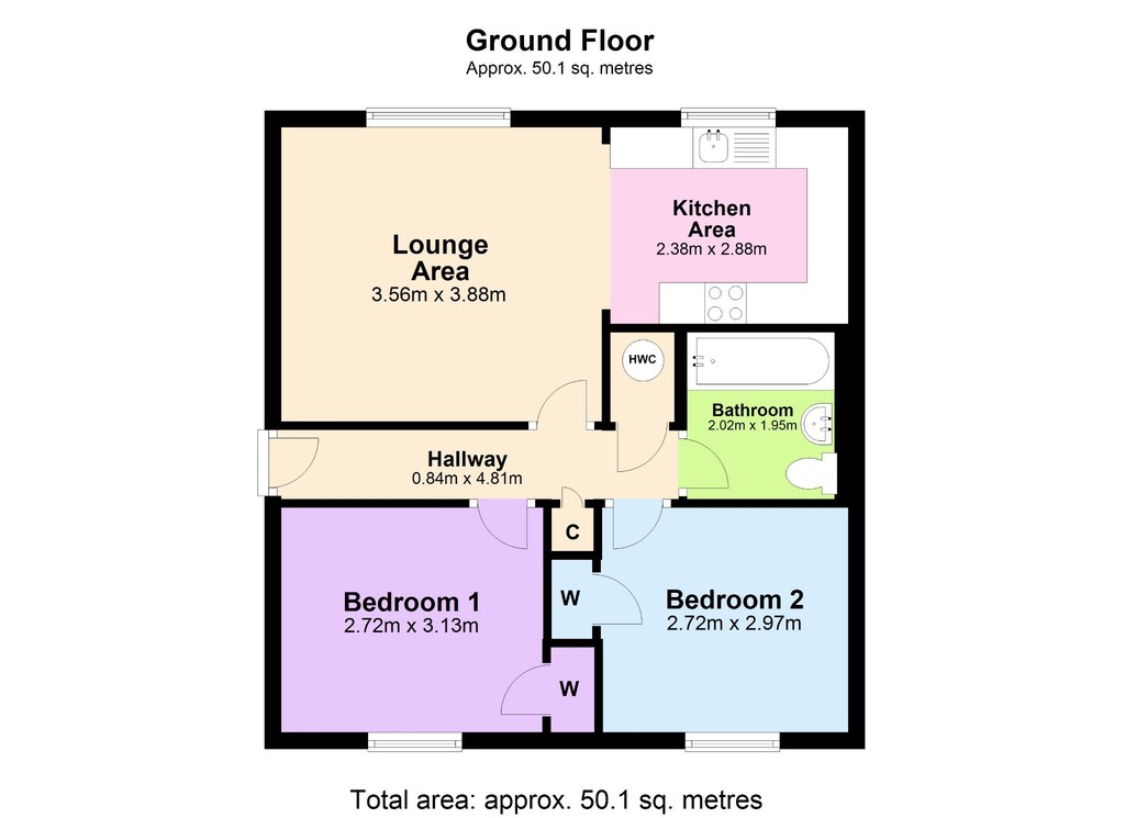 2 Bedrooms Flat to rent in Glenfarg Street, St. Georges Cross, Glasgow G20