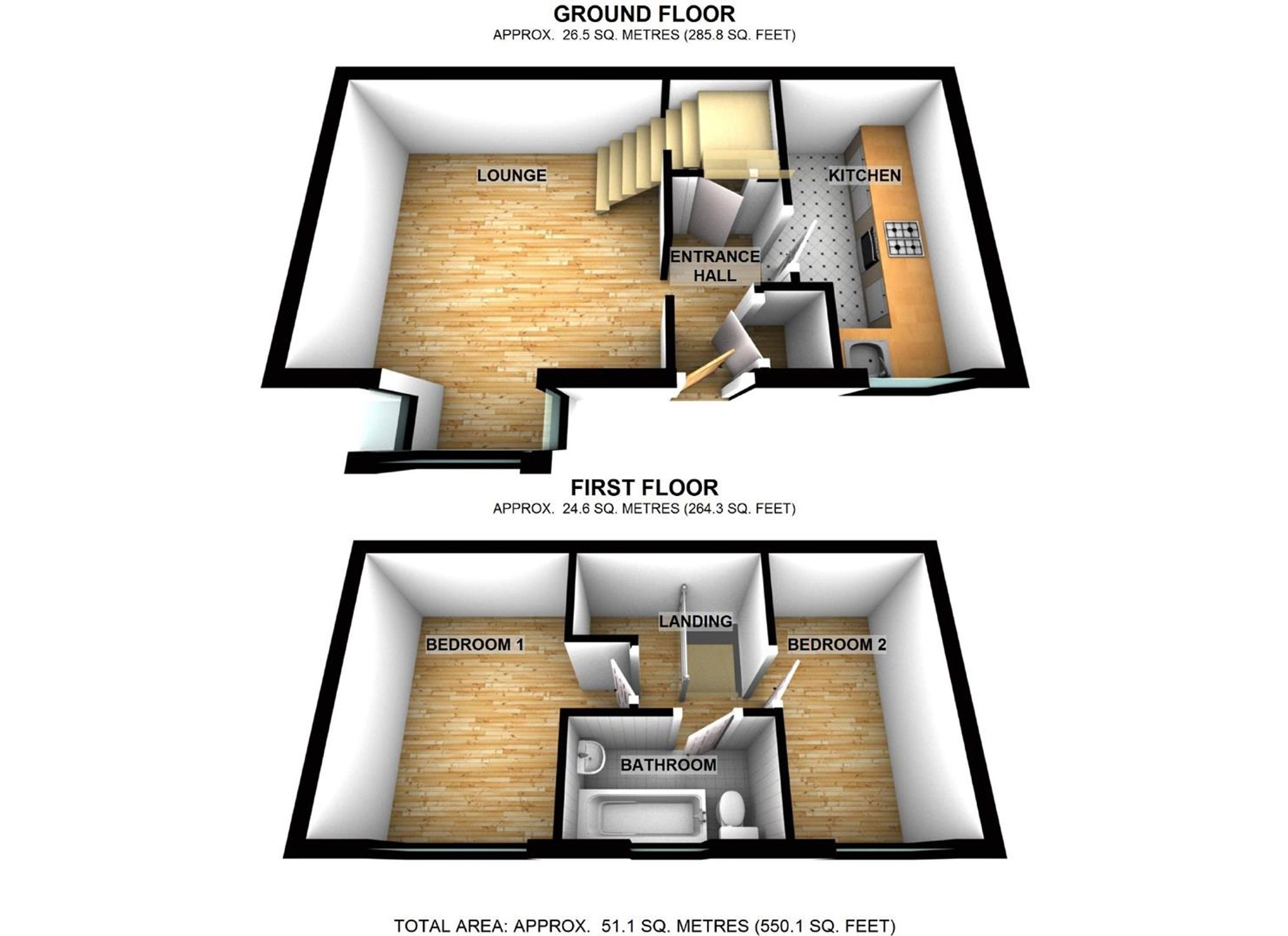 189 Senwick Drive, Wellingborough floorplan