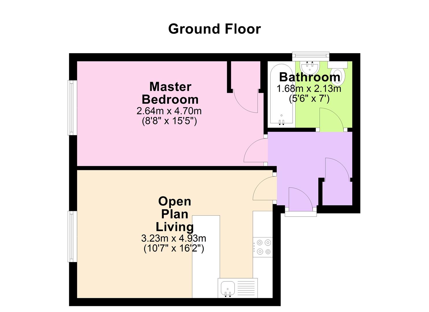 Linkfield Road, Mountsorrel, Loughborough LE12, 1 bedroom flat for sale