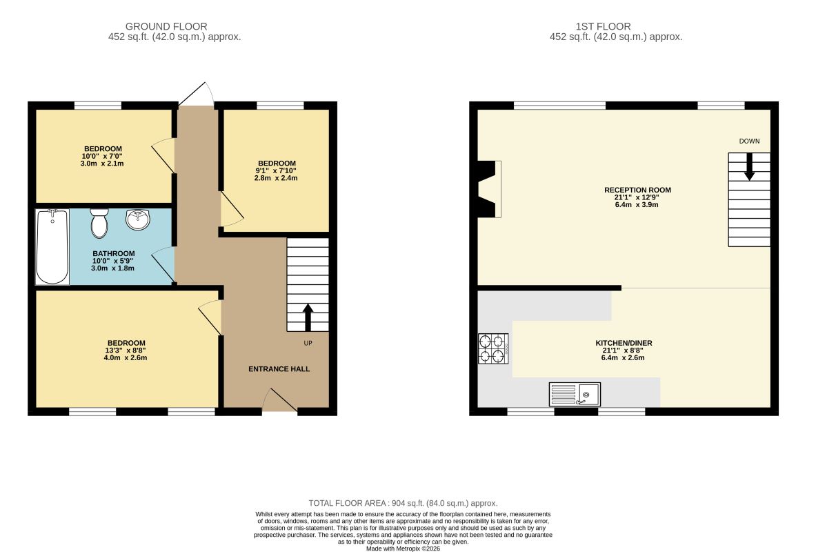6, Burnfoot, Bishop Auckland floorplan
