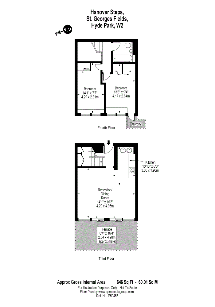 2 Bedrooms Flat to rent in Hanover Steps, St. Georges Fields W2