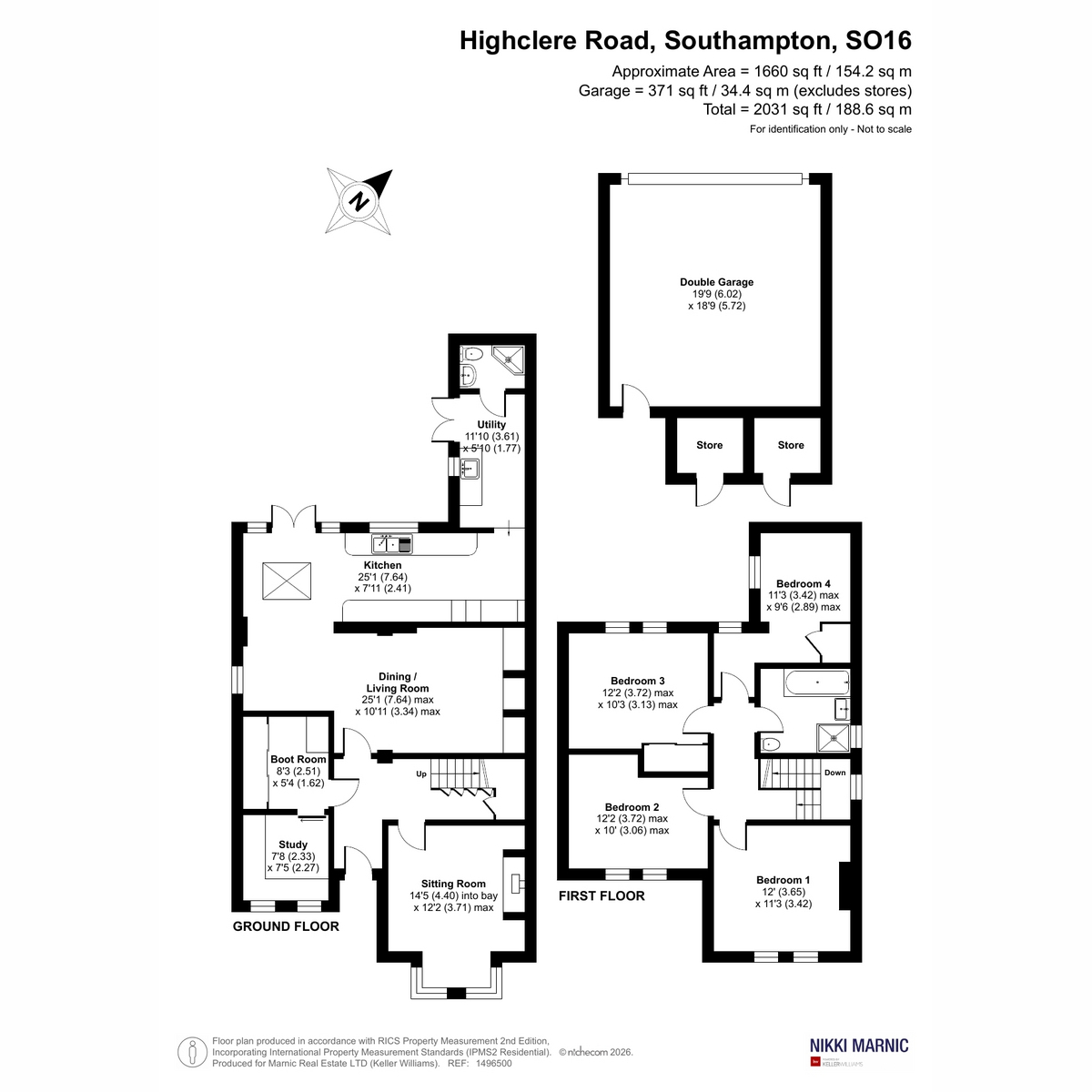 27, Highclere Road, Southampton floorplan