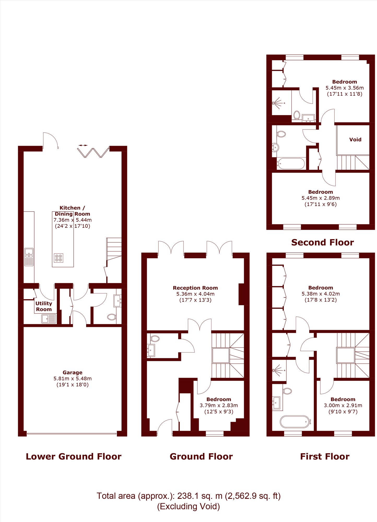 2, Palladian Gardens, London floorplan