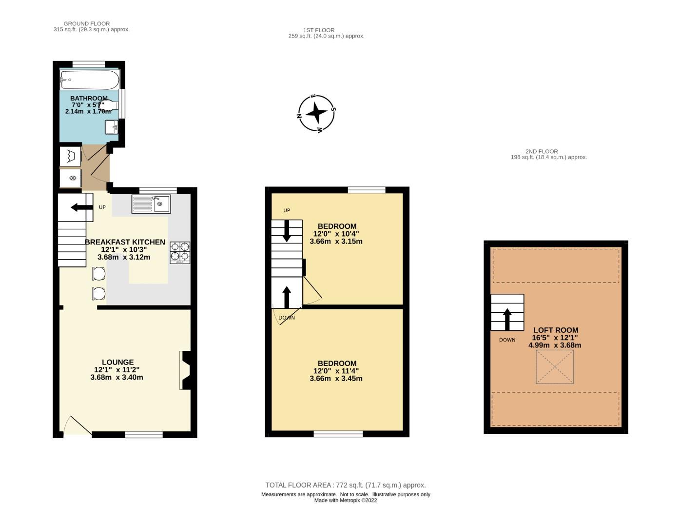 11, Whitehall Road, Didsbury floorplan