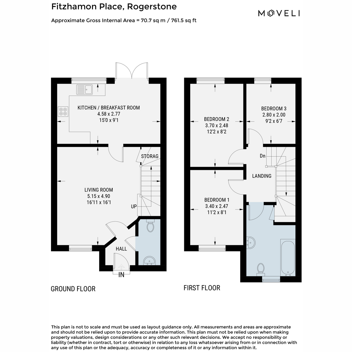 1, Fitzhamon Place, Newport floorplan