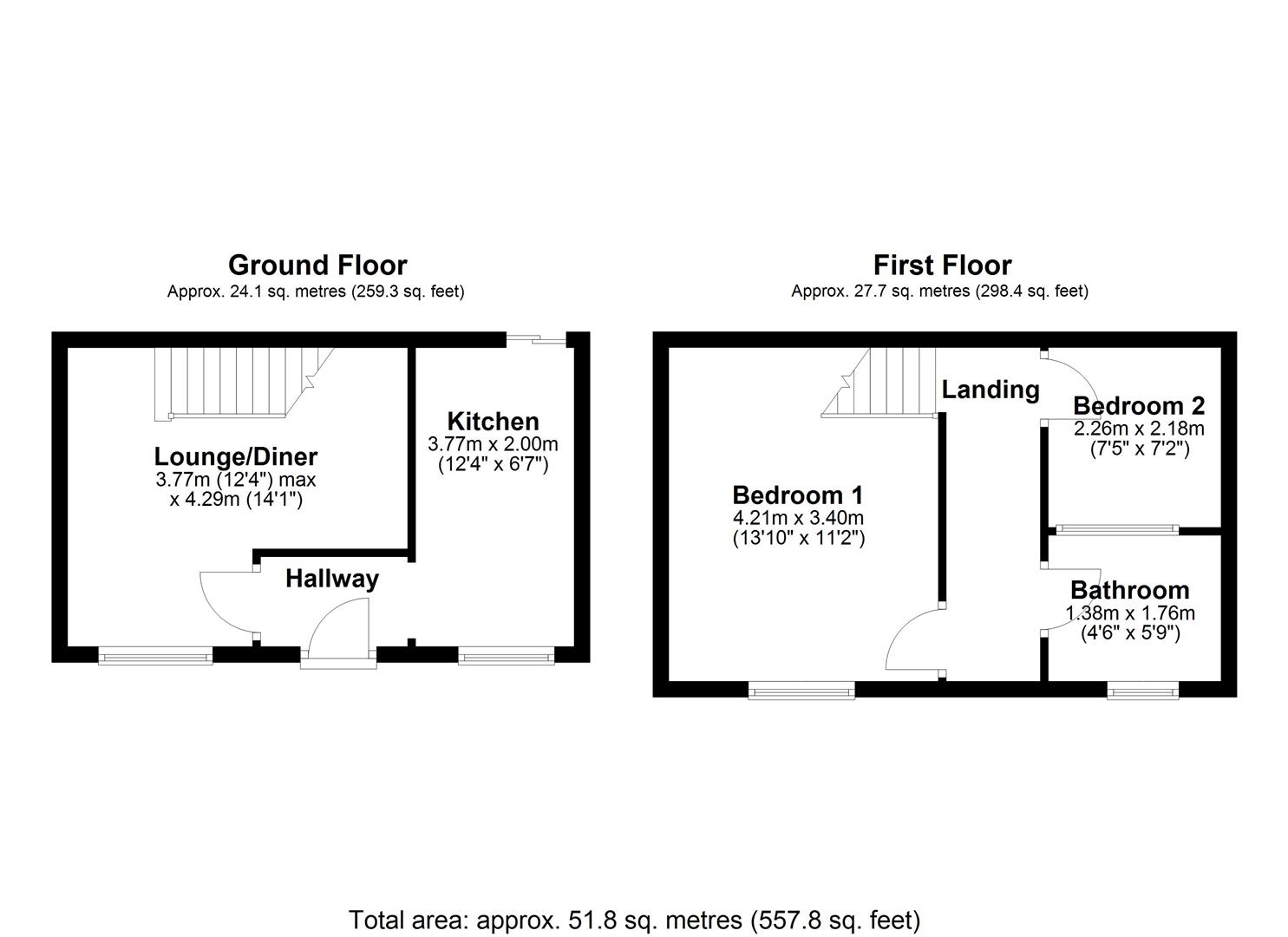 9, West Street, Halifax floorplan