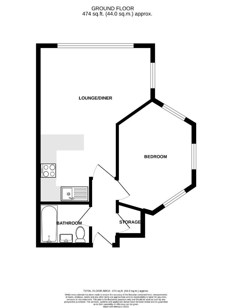 Flat 2, 79 Upton Street, Gloucester floorplan
