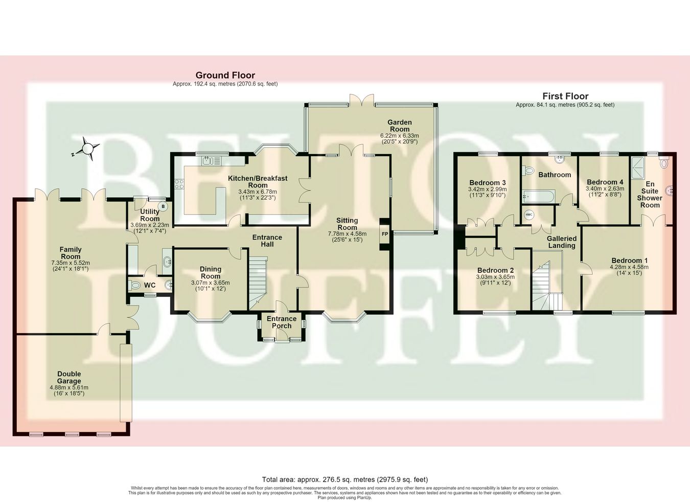 Midsummer, Crown Road, Colkirk floorplan