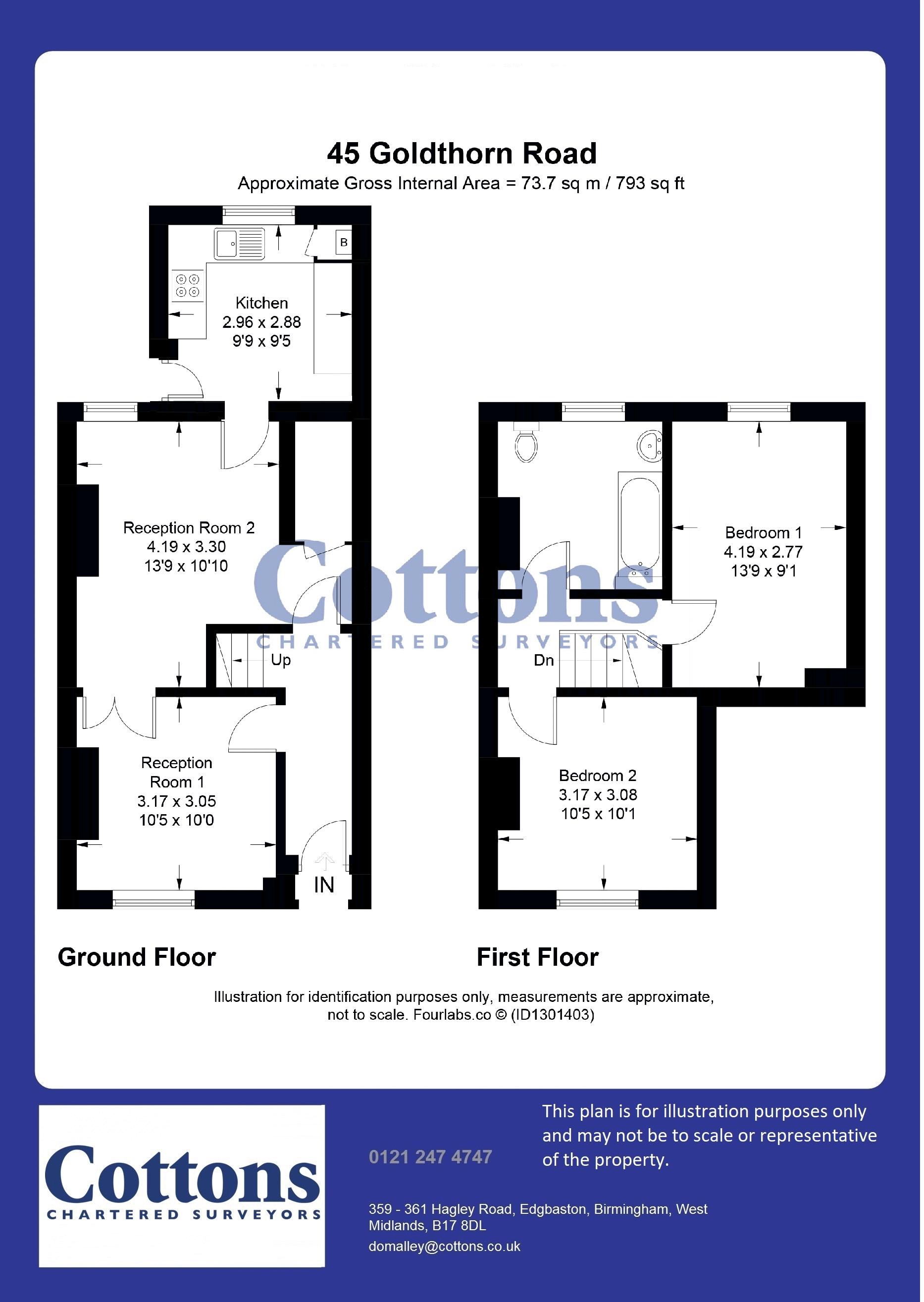 45 & 47, Goldthorn Road, Wolverhampton floorplan