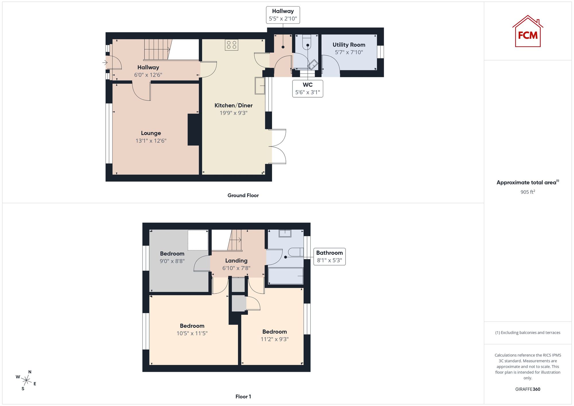 29 Glenridding Walk, Whitehaven floorplan