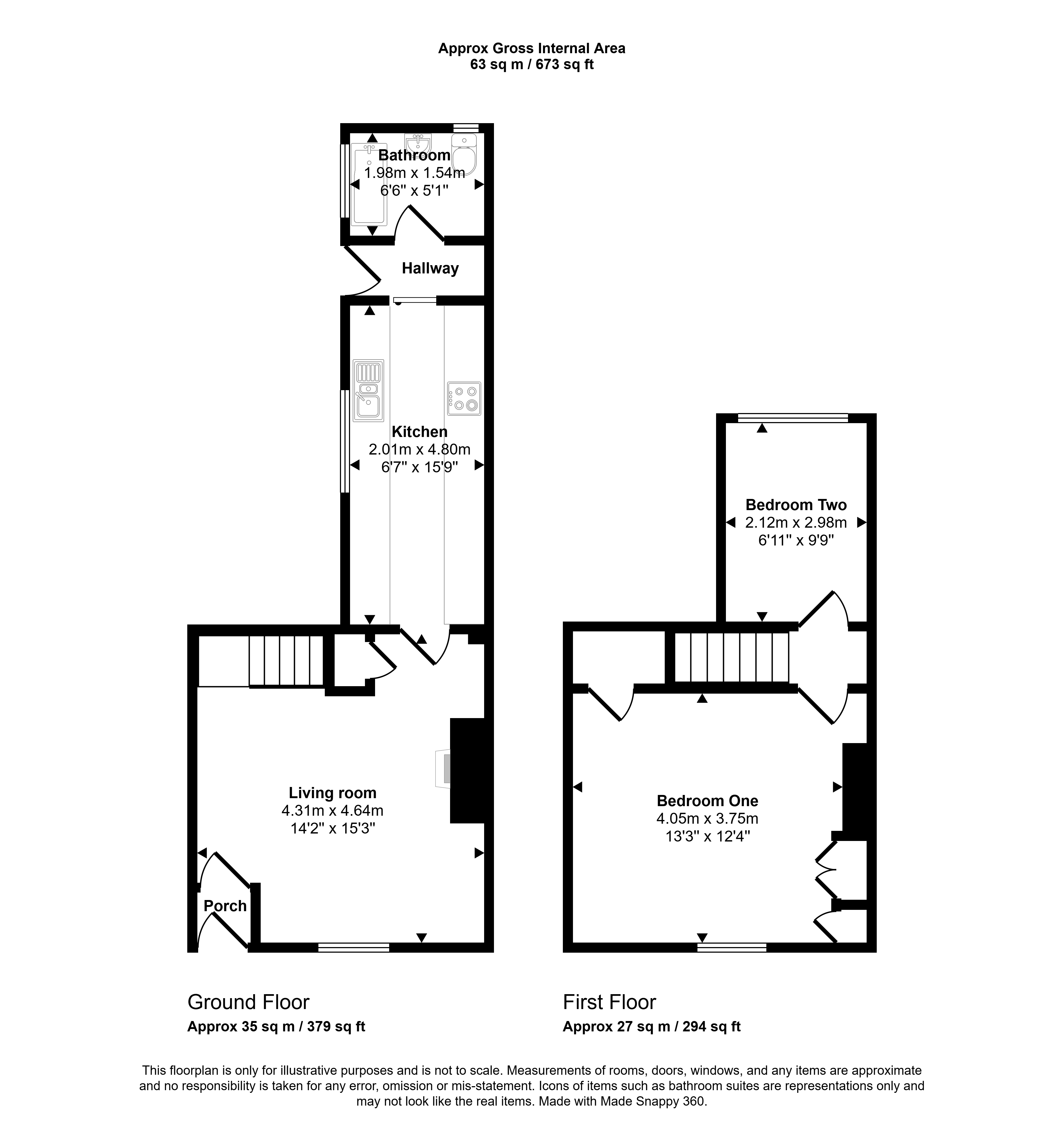 20, Lumley Street, Houghton Le Spring floorplan