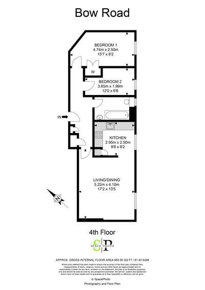2 Bedrooms Flat for sale in Bow Road, London E3