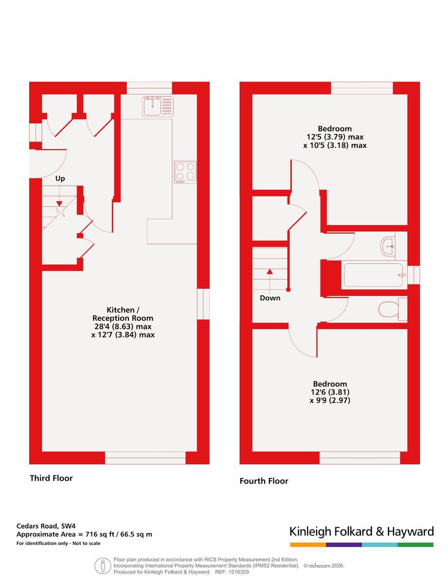 161, Cedars Road, London floorplan