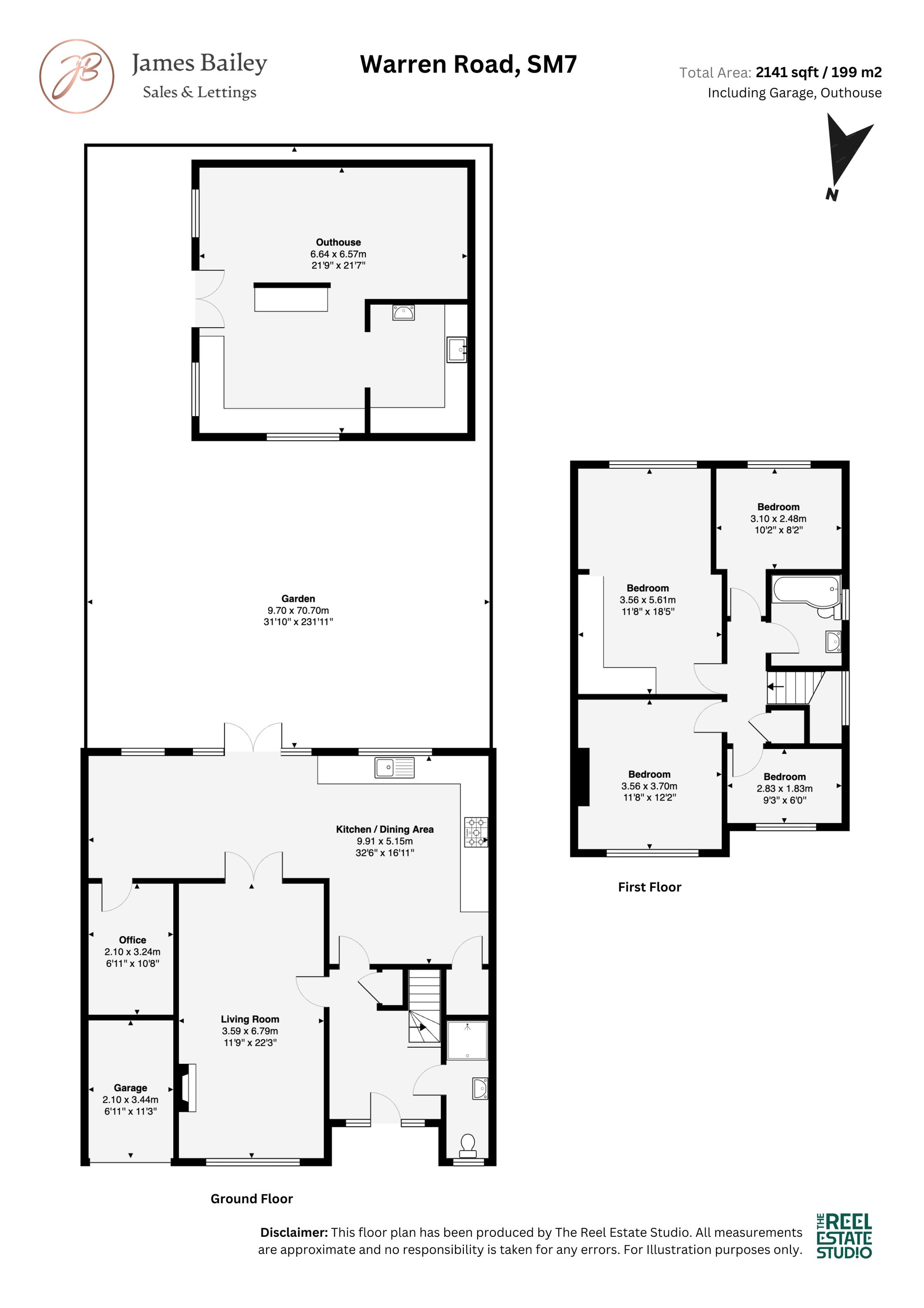 29 Warren Road, Banstead floorplan