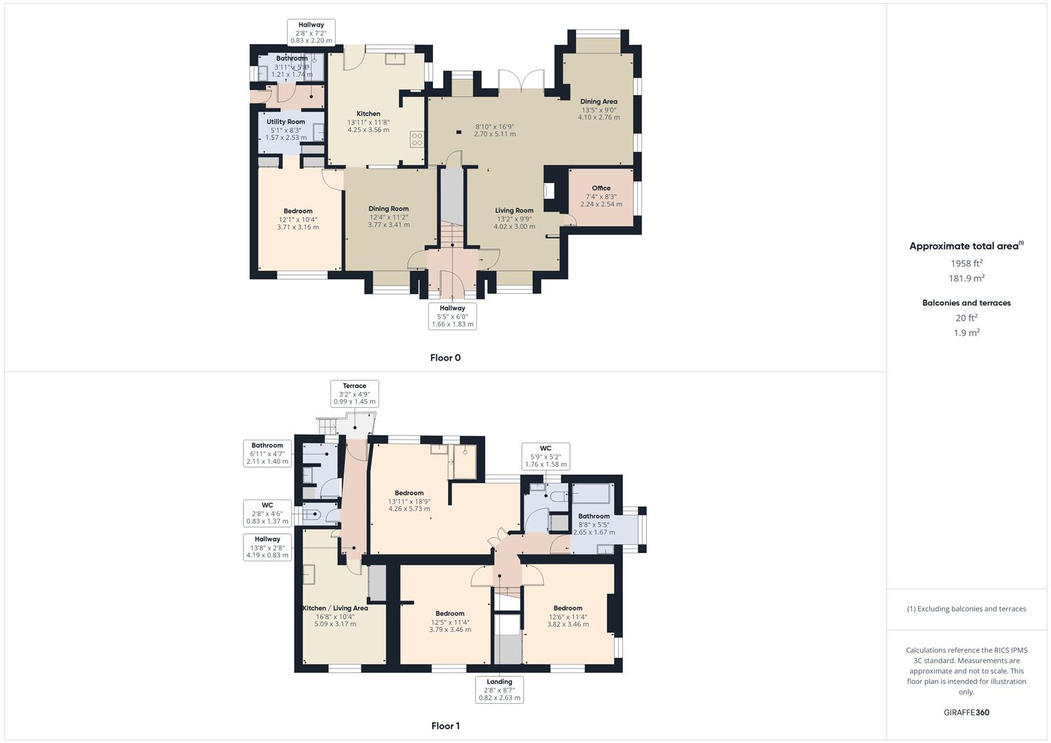 38, Cherry Orchard Road, West Molesey floorplan