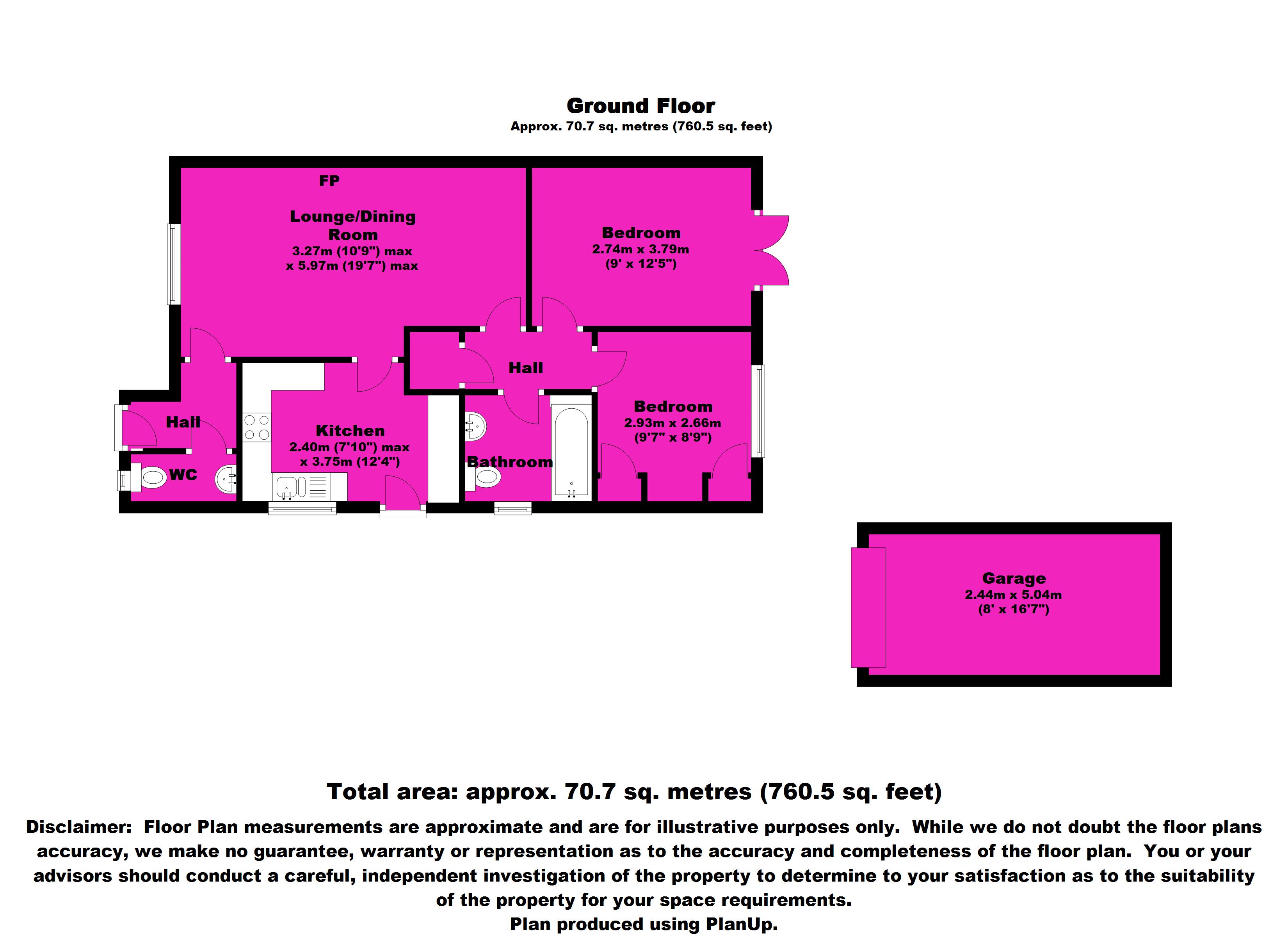 2 Bedrooms Detached bungalow for sale in Rhos Fawr, Belgrano LL22