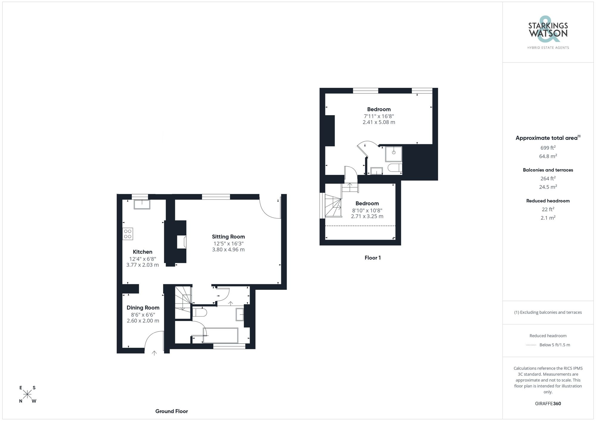 1 Fern Cottage Walcott Road, Norwich floorplan