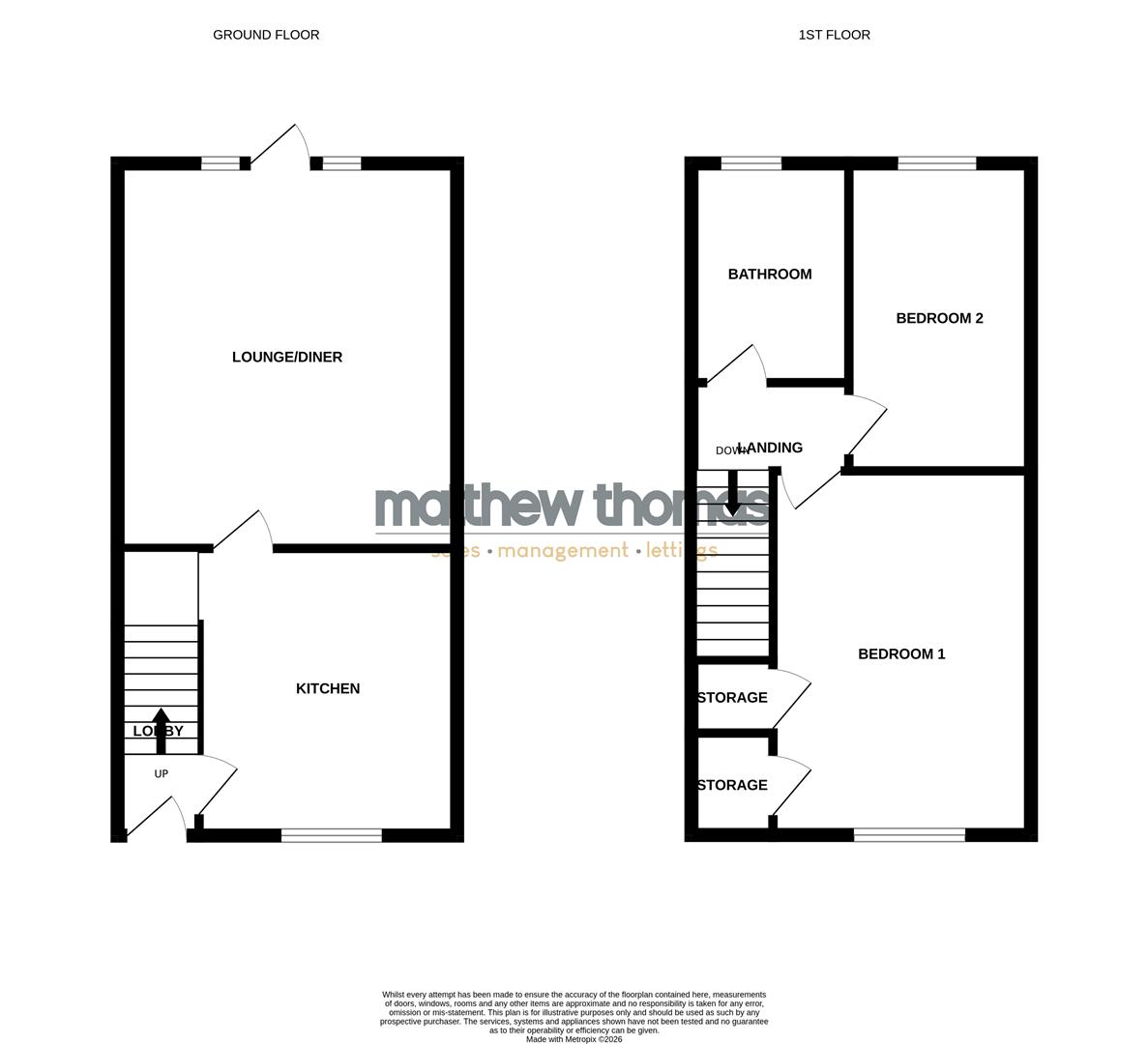 18B, Stewart Street, Riddings floorplan