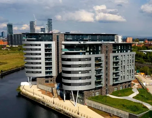 2-bed flat on A605, X1 Manchester Water, Pomona Strand, Old Trafford, £249,999