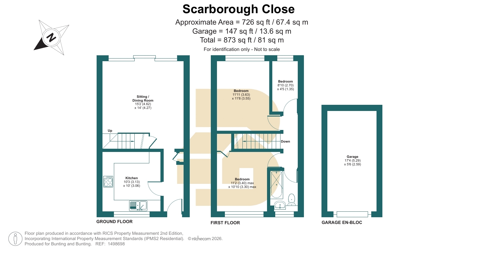 54, Scarborough Close, Westerham floorplan