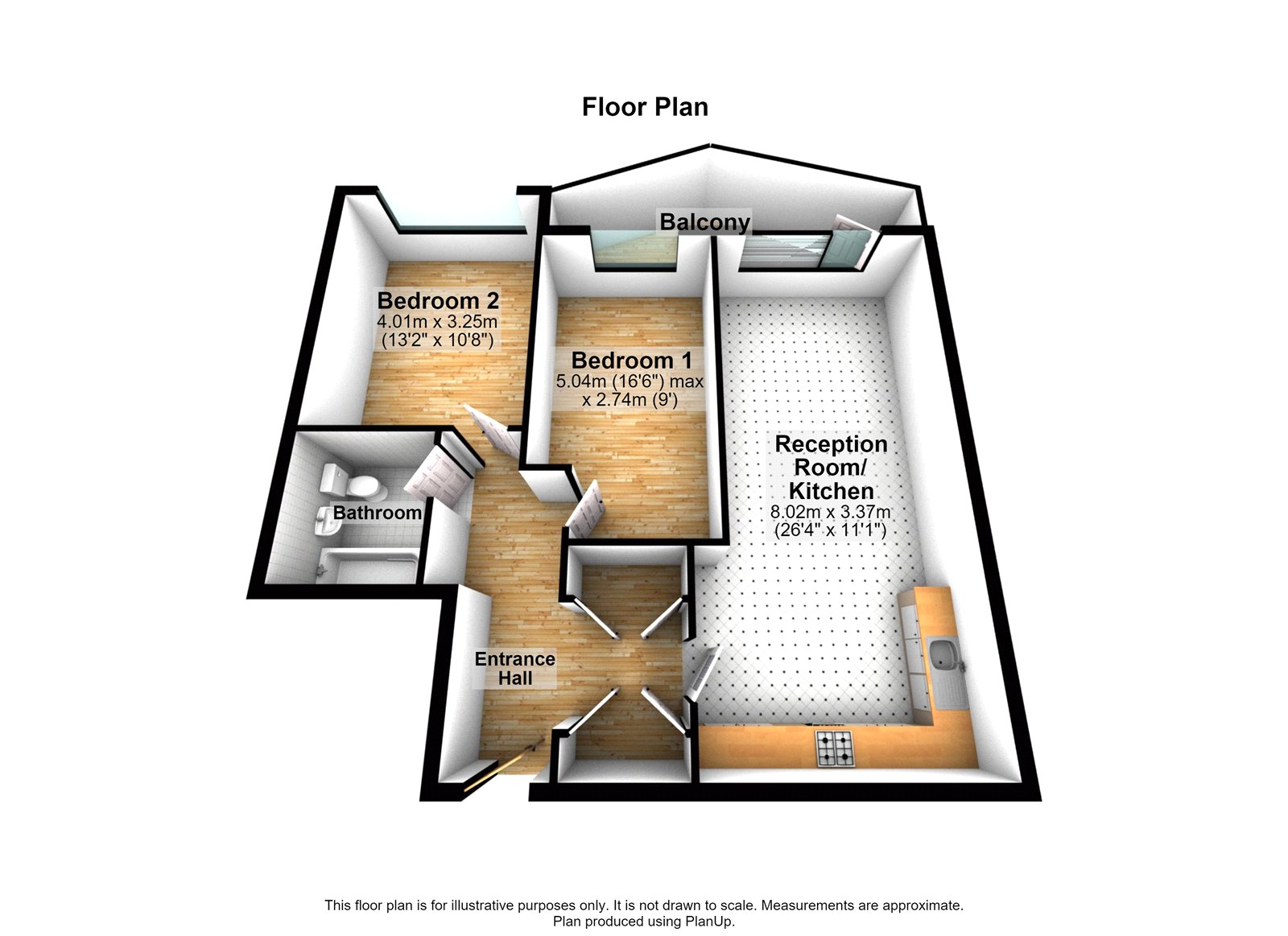 Flat 201, Noble House, 48, Ottley Drive, London floorplan