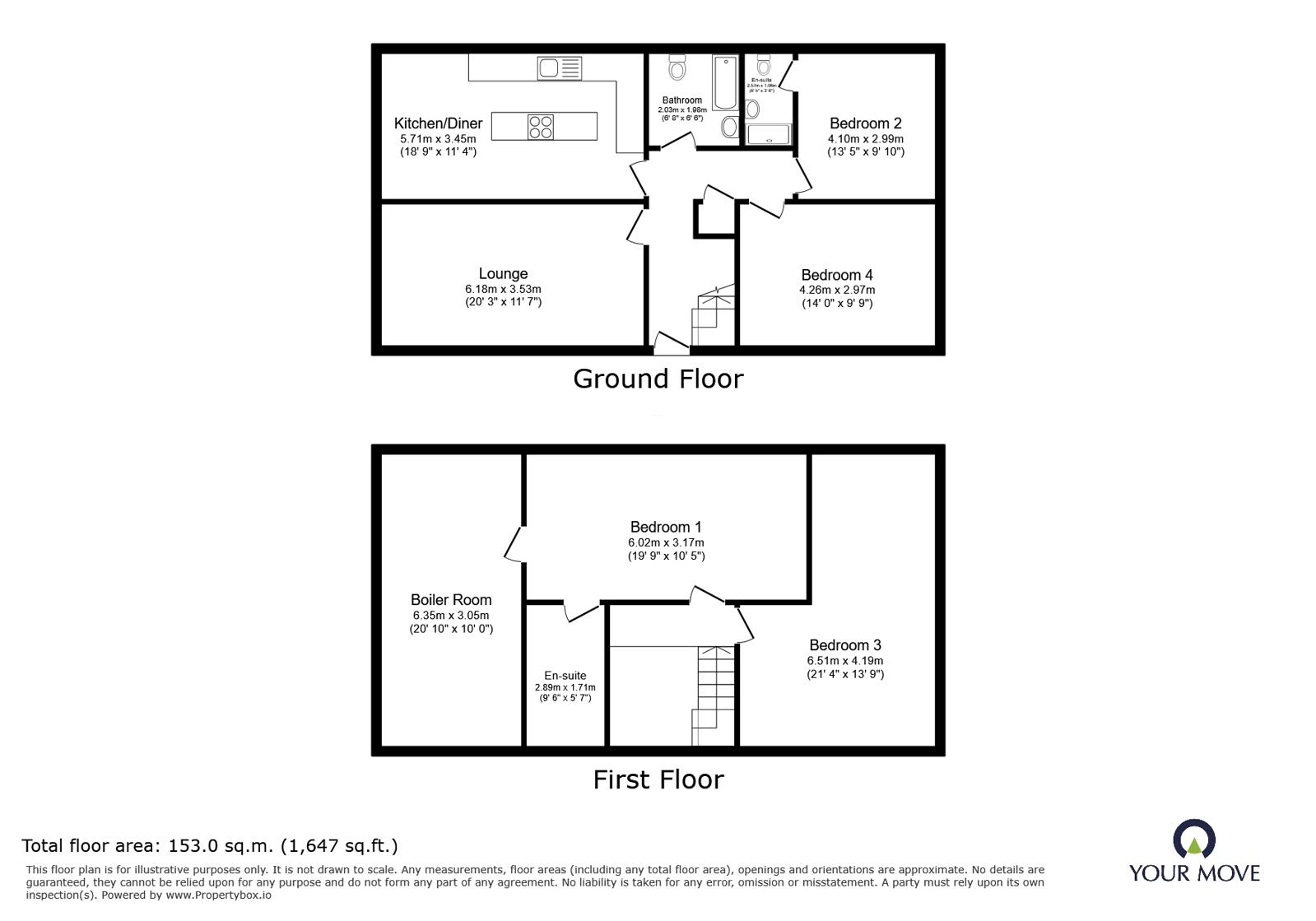 Calton Road, West Yorkshire floorplan